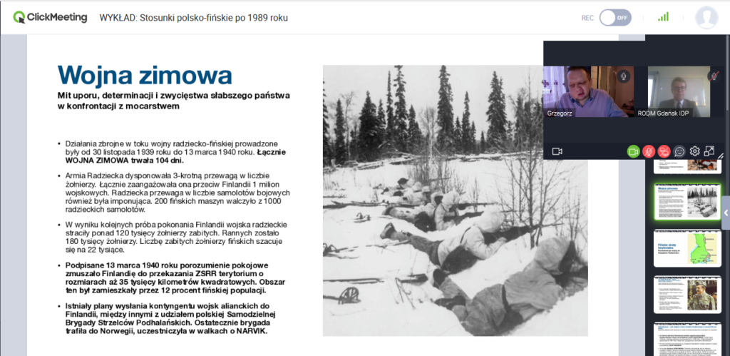 Wykład „Stosunki polsko-fińskie po 1989 roku”