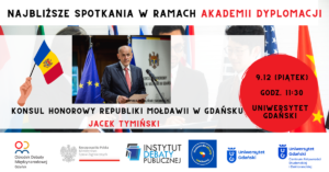 Spotkanie z Jackiem Tymińskim – Konsulem Honorowym Republiki Mołdawii w Gdańsku