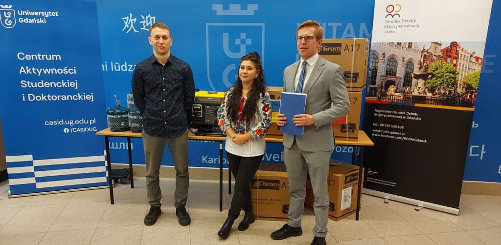 Zbiórka dla Ukrainy – konferencja RODM Gdańsk, fundacji Studenci dla Ukrainy oraz Centrum Aktywności Studenckiej i Doktoranckiej UG