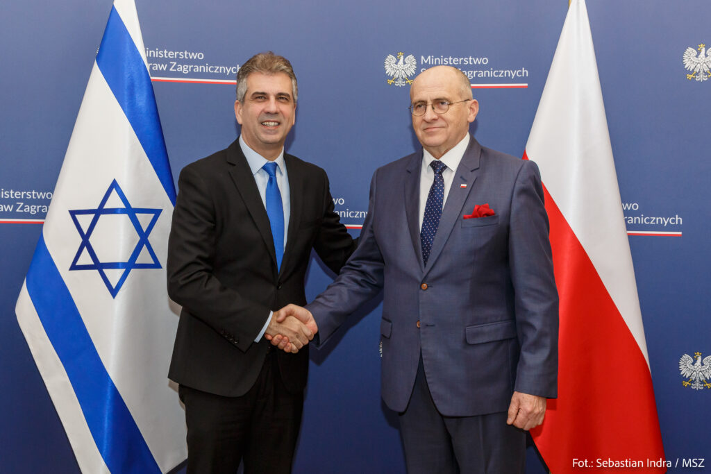 Spotkanie szefów dyplomacji Polski i Izraela