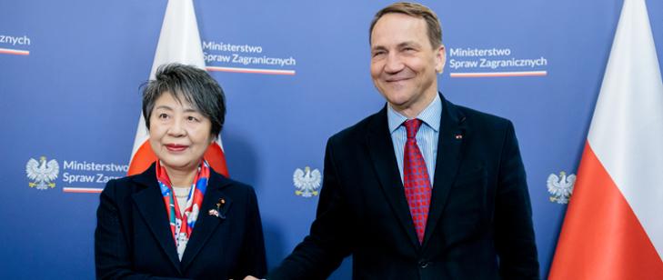 Spotkanie Ministrów Spraw Zagranicznych Polski i Japonii
