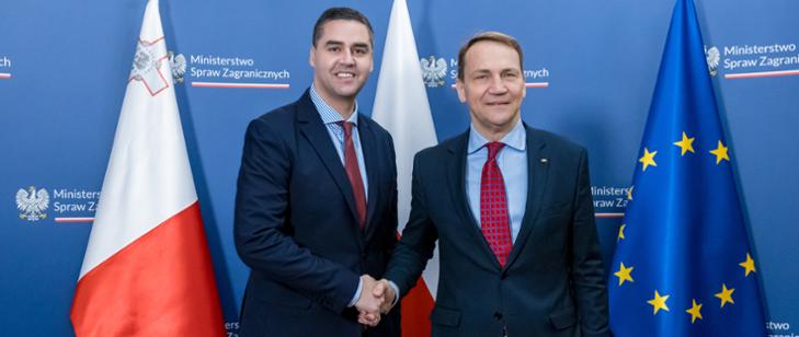 Rozmowy ministrów spraw zagranicznych Polski i Malty